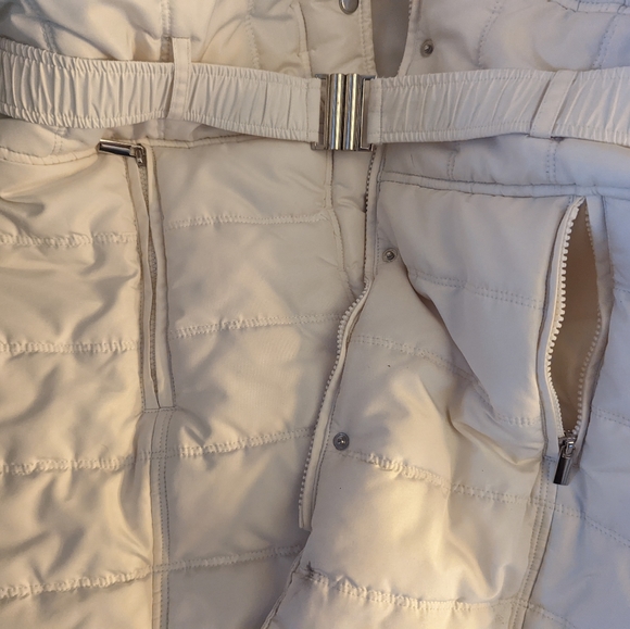 Like New INTL d.e.t.a.i.l.s White Longer Winter Coat Sz XL - Picture 12 of 16